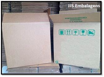 Caixa de papelão reciclada sp