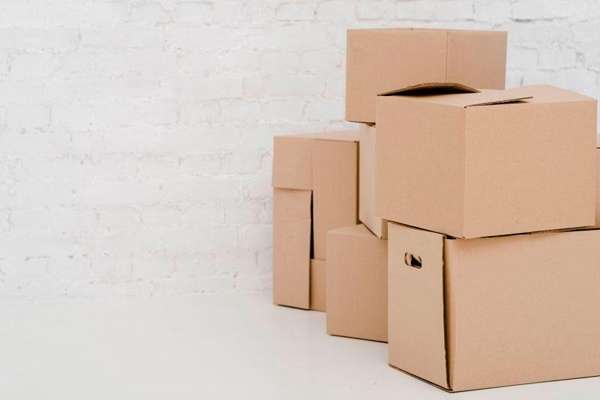 Caixas usadas para mudança